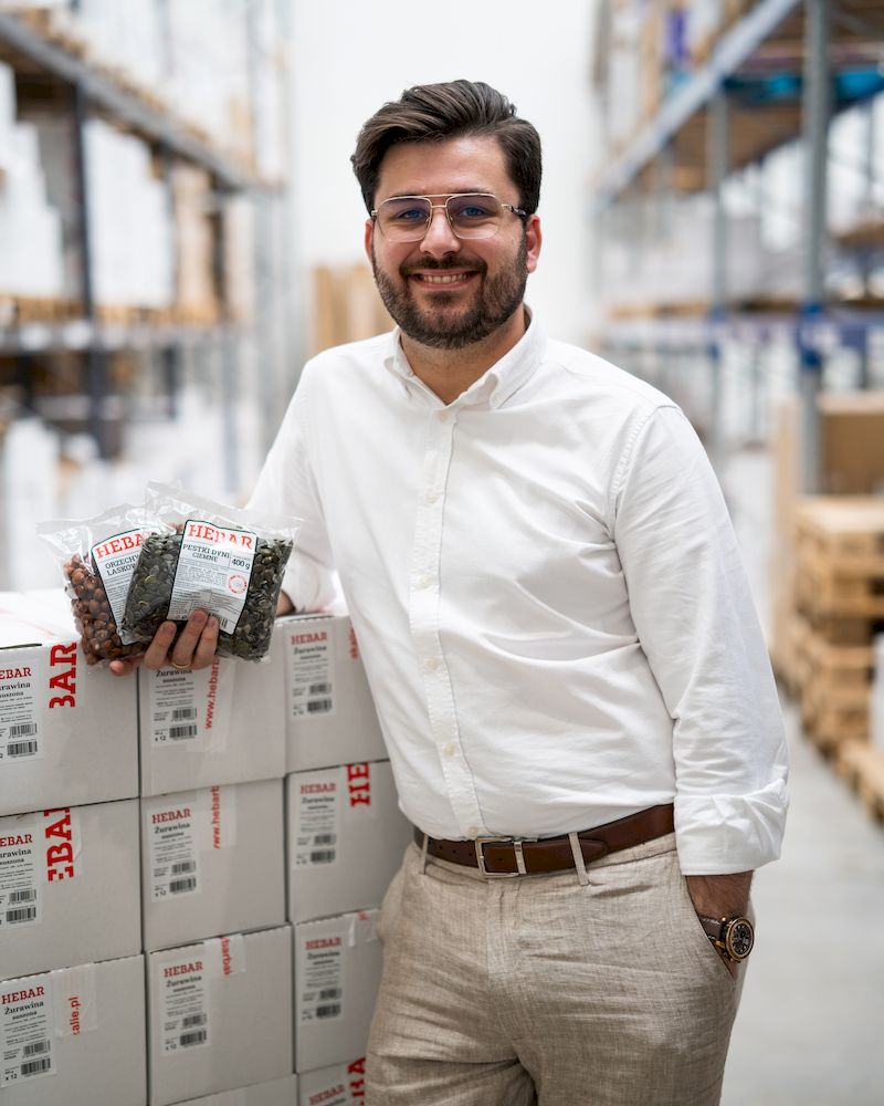 Konrad Pych, Sales & Marketing Director i członek zarządu Hebar