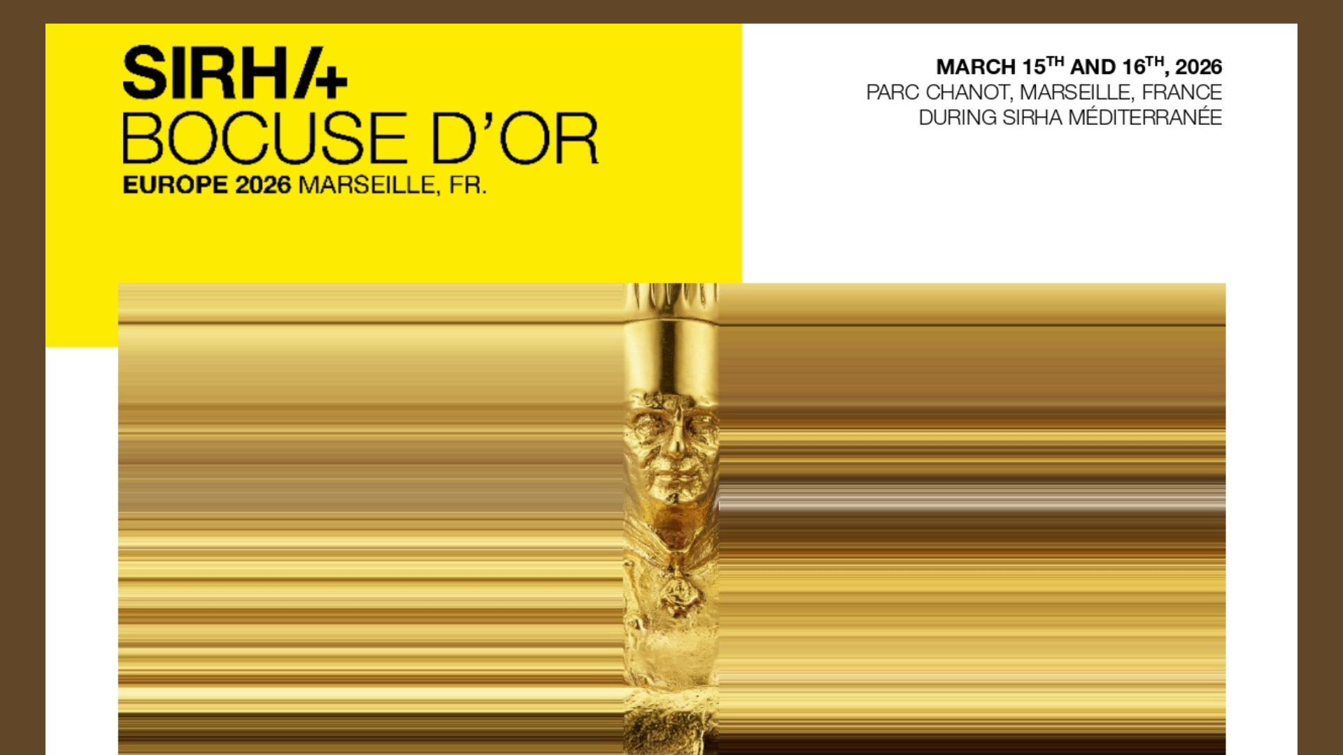 Bocuse d'Or Europe 2026: see you in Marseille