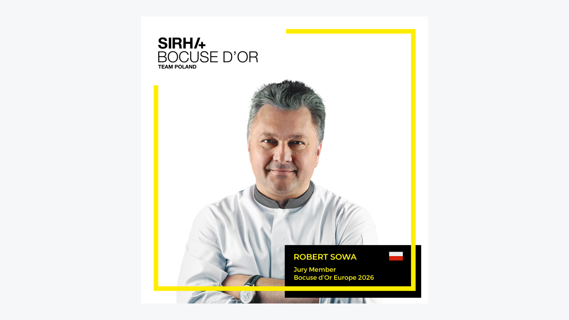 Bocuse d'Or Robert Sowa