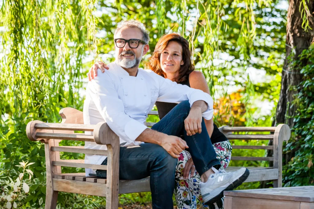 Massimo Bottura and Lara Gilmore.Photo: Marco Poderi
